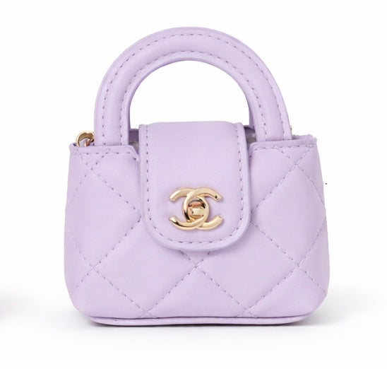 Purple kelly bag