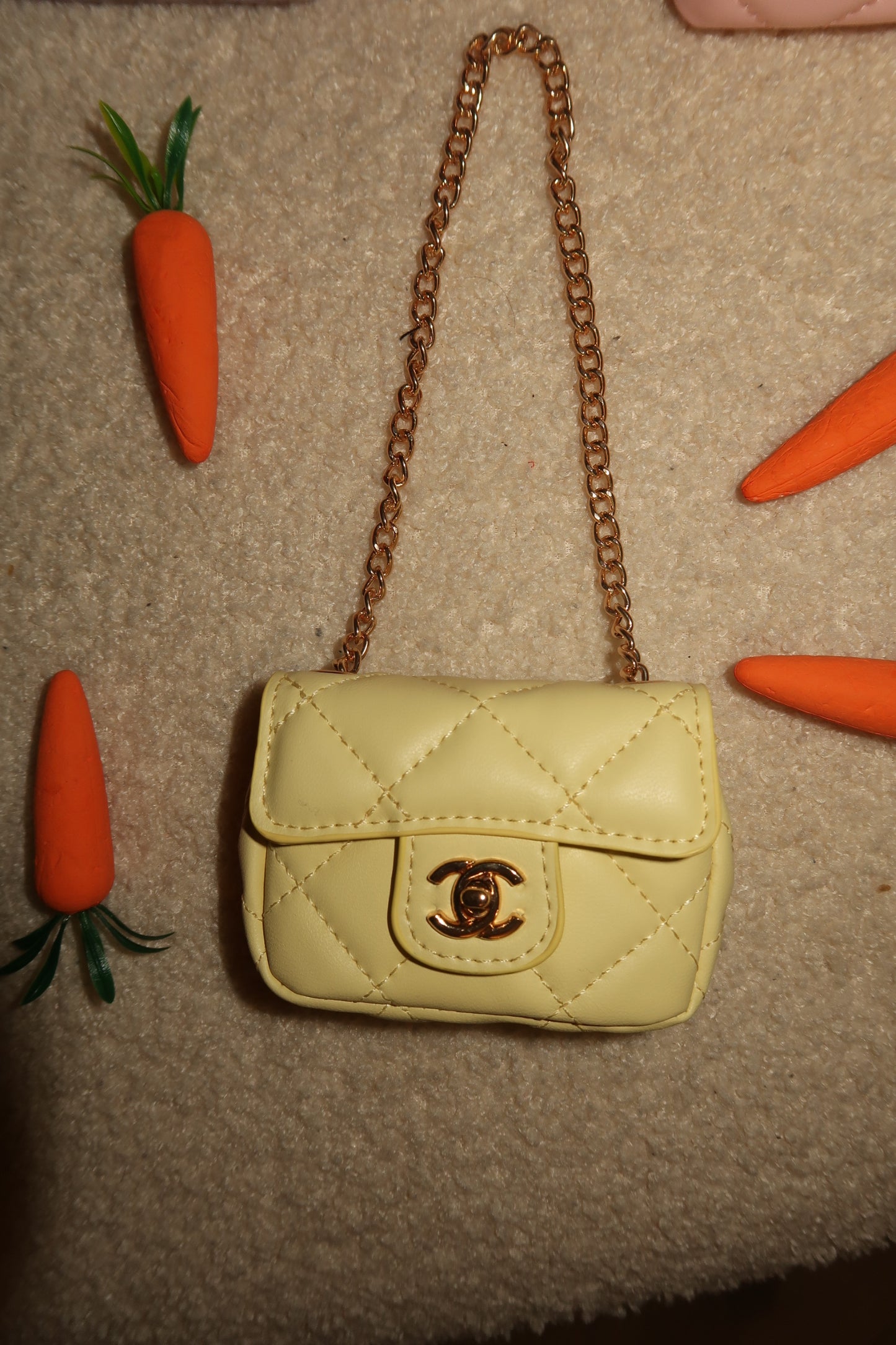 Yellow Flap Bag