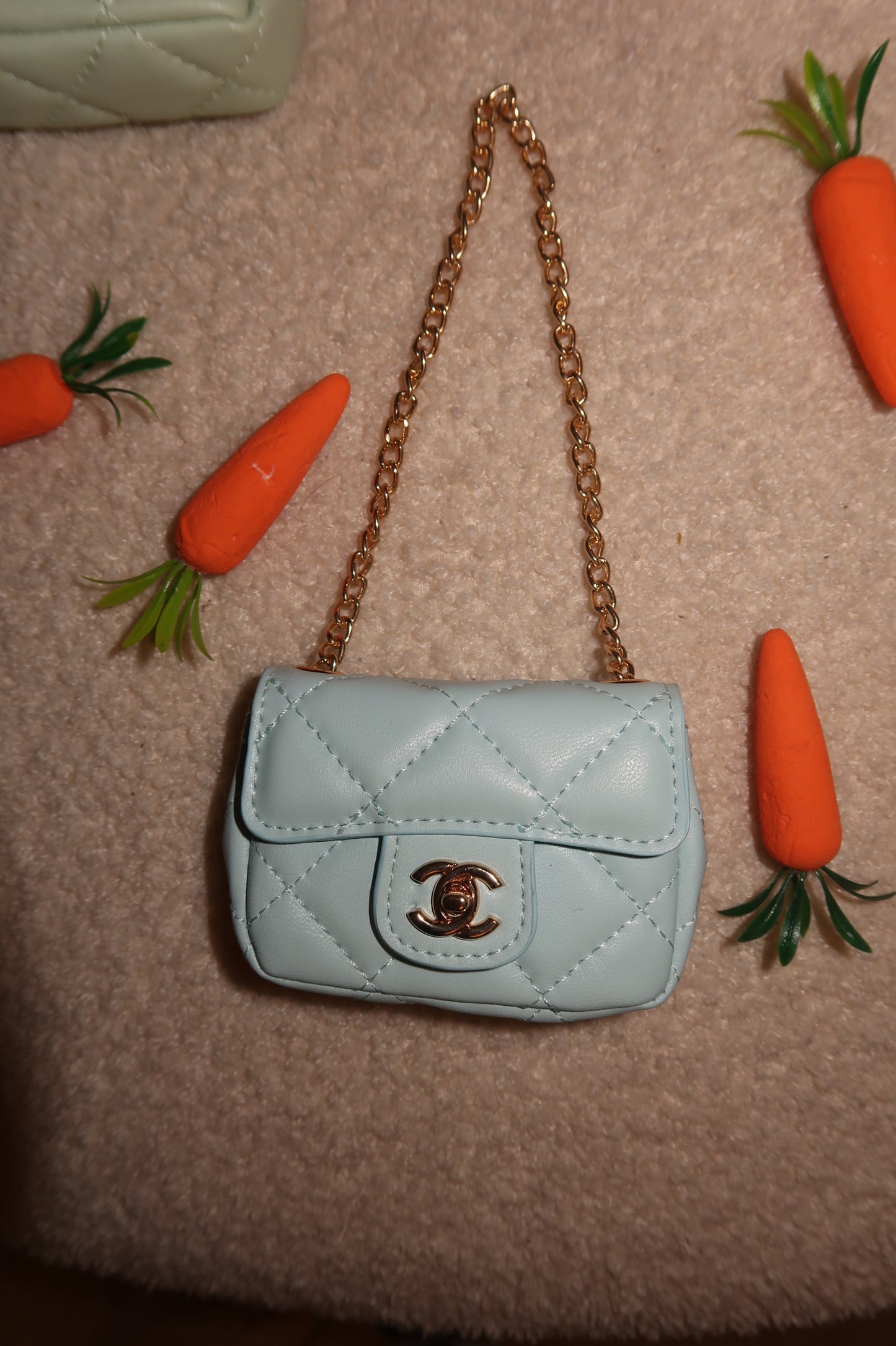 Blue Flap Bag