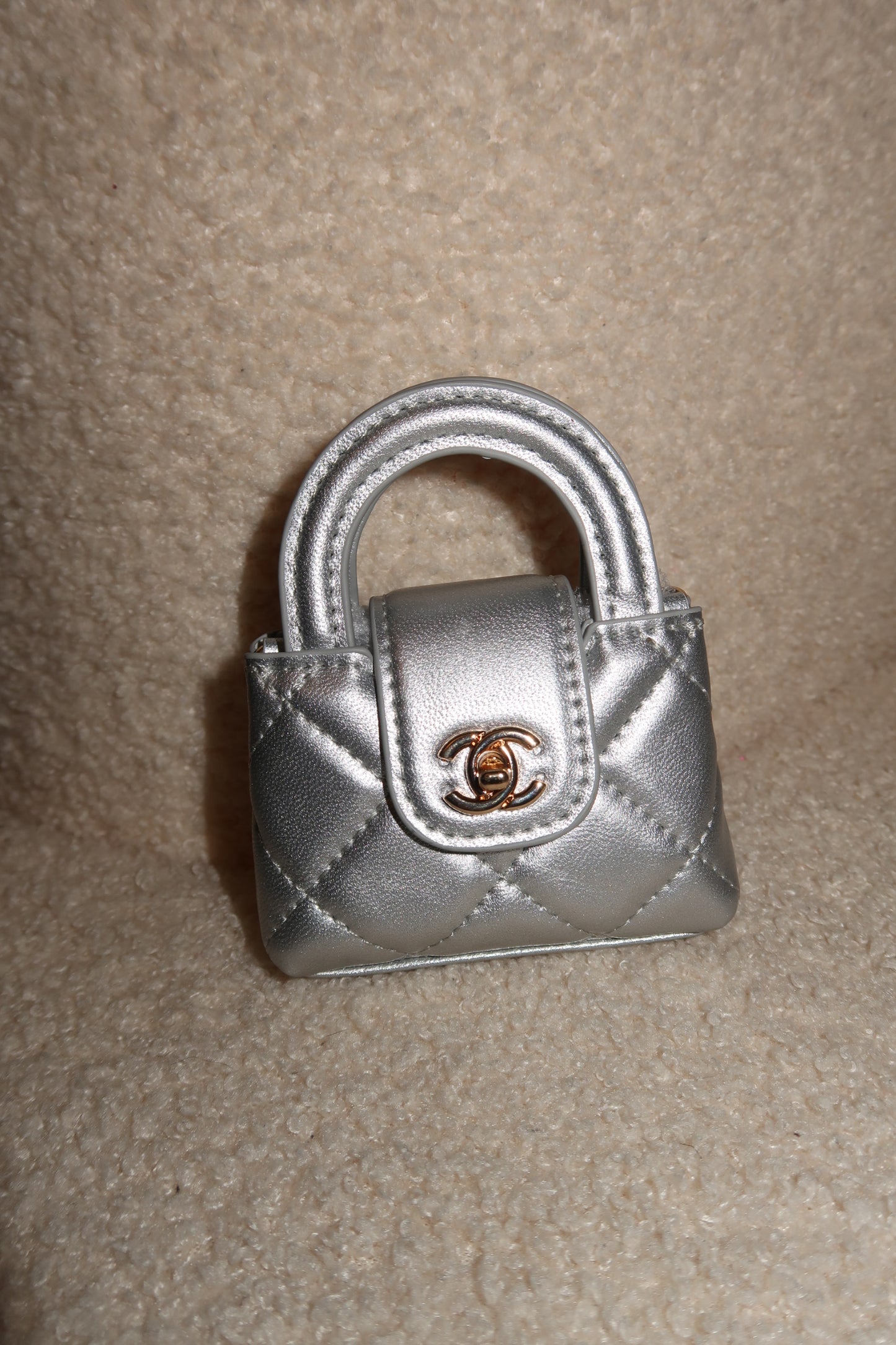 Silver Kelly Bag