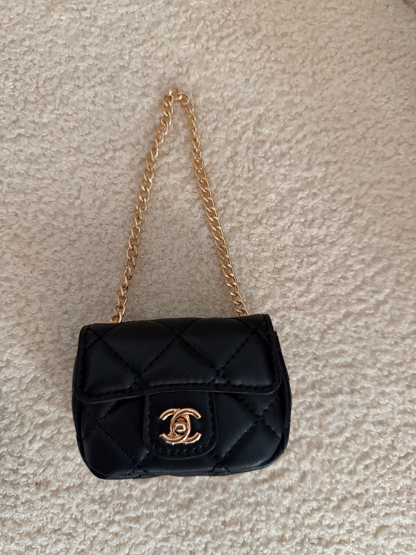Black Flap Bag