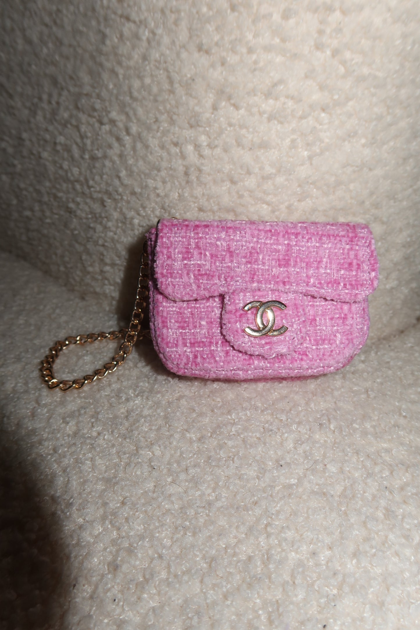 Bubble gum Plaid C Bag