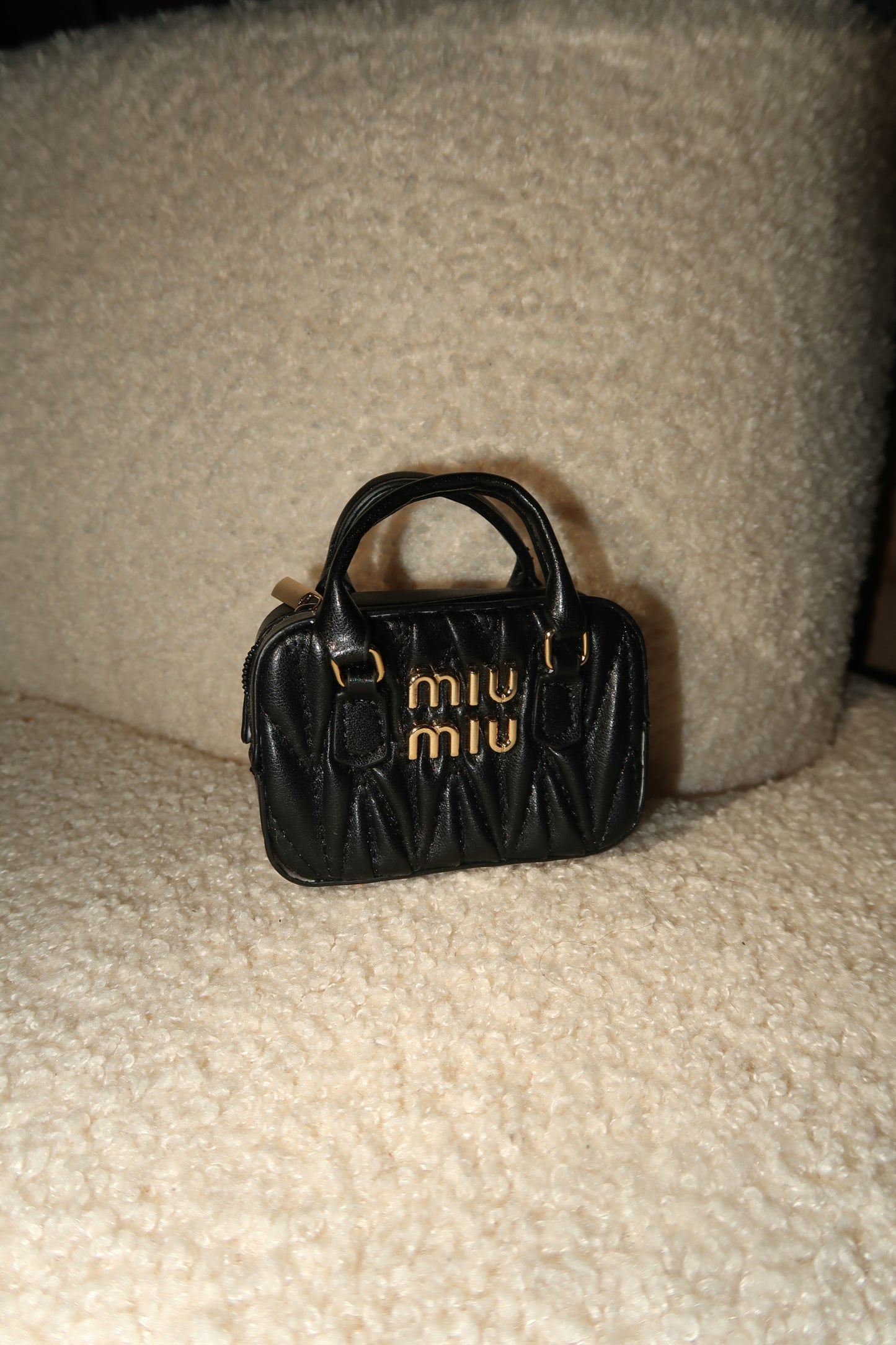 Black Miu Duffle